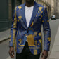 Amun Blazer Ancient Egyptian Hieroglyphic, Pharaoh and Scarab - African Pride