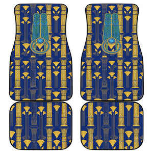 Amun Car Mats Ancient Egyptian Hieroglyphic, Pharaoh and Scarab - African Pride