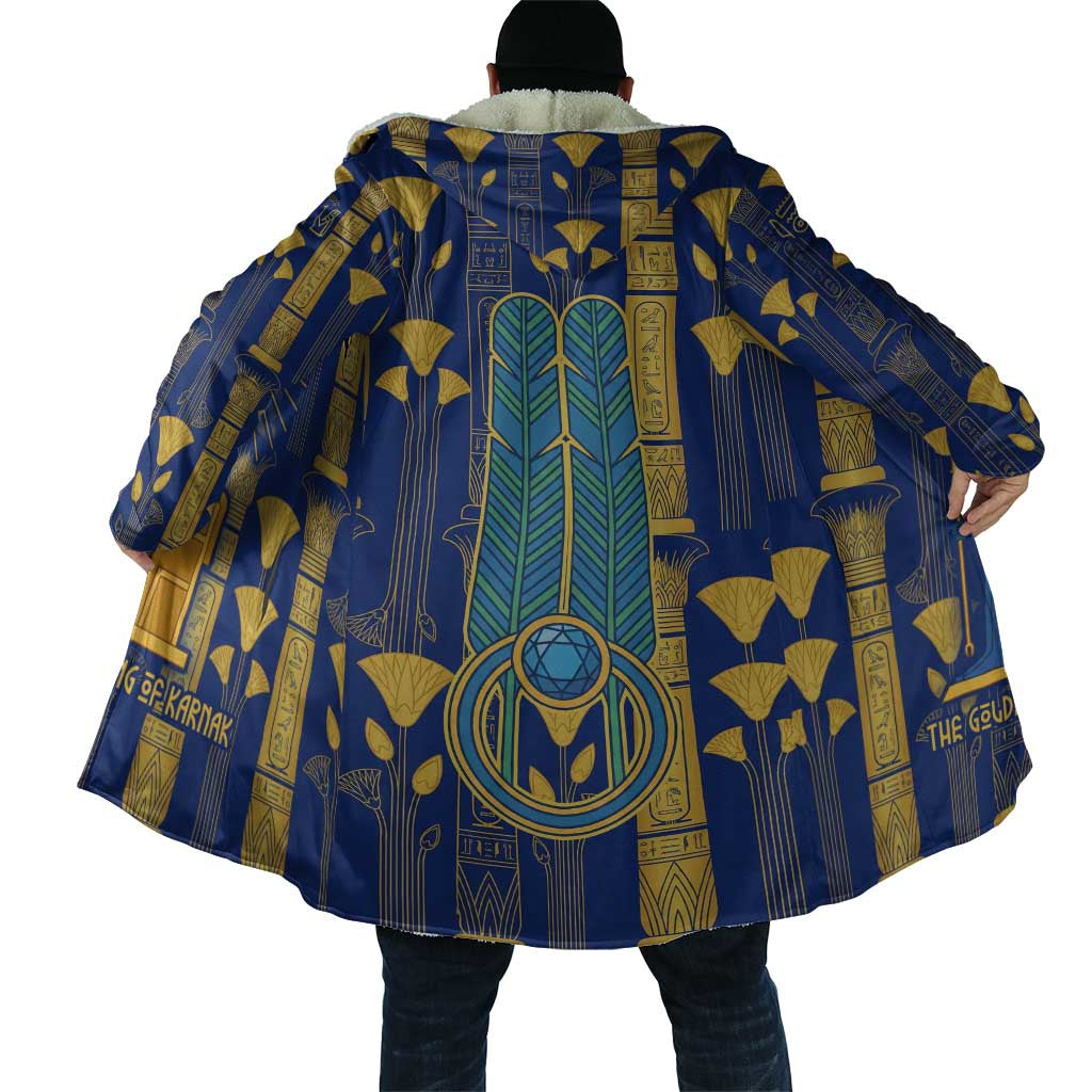 Amun Cloak Ancient Egyptian Hieroglyphic, Pharaoh and Scarab - African Pride