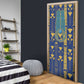 Amun Door Cover Ancient Egyptian Hieroglyphic, Pharaoh and Scarab - African Pride