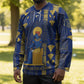 Amun Hockey Jersey Ancient Egyptian Hieroglyphic, Pharaoh and Scarab - African Pride