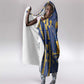 Amun Hooded Blanket Ancient Egyptian Hieroglyphic, Pharaoh and Scarab - African Pride