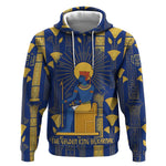 Amun Hoodie Ancient Egyptian Hieroglyphic, Pharaoh and Scarab - African Pride