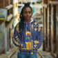 Amun Hoodie Ancient Egyptian Hieroglyphic, Pharaoh and Scarab - African Pride