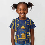 Amun Kid T shirt Ancient Egyptian Hieroglyphic, Pharaoh and Scarab - African Pride