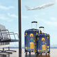 Amun Luggage Cover Ancient Egyptian Hieroglyphic, Pharaoh and Scarab - African Pride