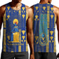 Amun Men Tank Top Ancient Egyptian Hieroglyphic, Pharaoh and Scarab - African Pride