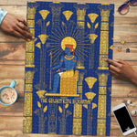 Amun Puzzle Ancient Egyptian Hieroglyphic, Pharaoh and Scarab - African Pride