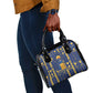 Amun Shoulder Handbag Ancient Egyptian Hieroglyphic, Pharaoh and Scarab - African Pride
