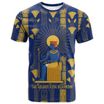 Amun T shirt Ancient Egyptian Hieroglyphic, Pharaoh and Scarab - African Pride