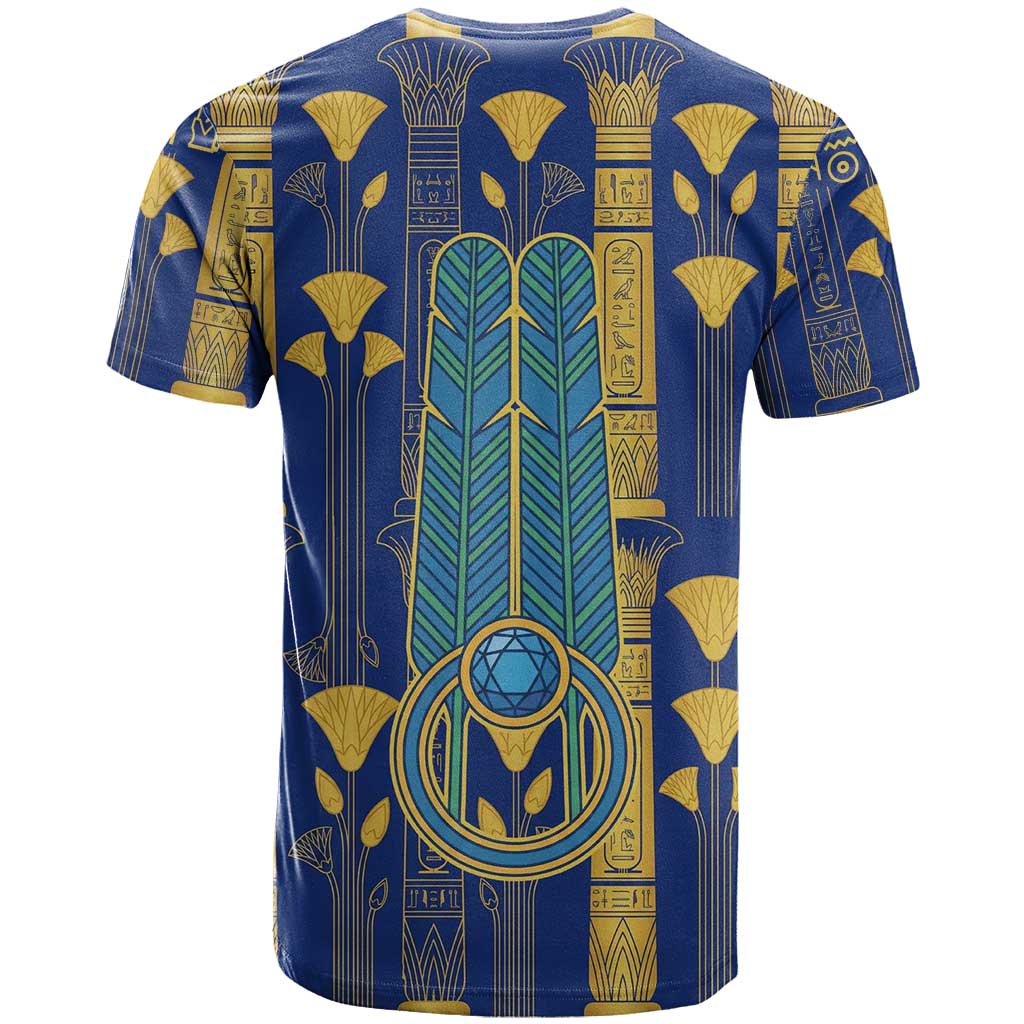 Amun T shirt Ancient Egyptian Hieroglyphic, Pharaoh and Scarab - African Pride