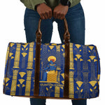 Amun Travel Bag Ancient Egyptian Hieroglyphic, Pharaoh and Scarab - African Pride