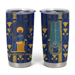 Amun Tumbler Cup Ancient Egyptian Hieroglyphic, Pharaoh and Scarab - African Pride