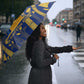 Amun Umbrella Ancient Egyptian Hieroglyphic, Pharaoh and Scarab - African Pride