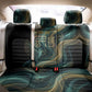 Amun Ancient Egyptian Back Car Seat Cover with Mystical Smoke Swirl Pattern, Fiery Ram Head, and Hieroglyphic - African Pride