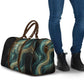 Amun Ancient Egyptian Travel Bag with Mystical Smoke Swirl Pattern, Fiery Ram Head, and Hieroglyphic - African Pride