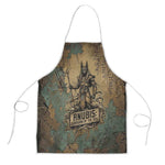 Anubis Apron Ancient Egyptian Aged Papyrus, Scales of Justice, and Egyptian Hieroglyph - African Pride