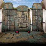 Anubis Back Car Seat Cover Ancient Egyptian Aged Papyrus, Scales of Justice, and Egyptian Hieroglyph - African Pride