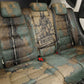 Anubis Back Car Seat Cover Ancient Egyptian Aged Papyrus, Scales of Justice, and Egyptian Hieroglyph - African Pride