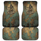 Anubis Car Mats Ancient Egyptian Aged Papyrus, Scales of Justice, and Egyptian Hieroglyph - African Pride