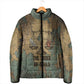 Anubis Padded Jacket Ancient Egyptian Aged Papyrus, Scales of Justice, and Egyptian Hieroglyph - African Pride