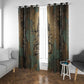 Anubis Window Curtain Ancient Egyptian Aged Papyrus, Scales of Justice, and Egyptian Hieroglyph - African Pride