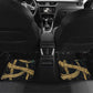 Anubis Ancient Egyptian Car Mats with Starry Mummy Wrap Pattern, Anubis Warrior Illustration, and Pyramid - African Pride
