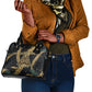 Anubis Ancient Egyptian Shoulder Handbag with Starry Mummy Wrap Pattern, Anubis Warrior Illustration, and Pyramid - African Pride
