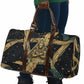 Anubis Ancient Egyptian Travel Bag with Starry Mummy Wrap Pattern, Anubis Warrior Illustration, and Pyramid - African Pride