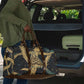 Anubis Ancient Egyptian Travel Bag with Starry Mummy Wrap Pattern, Anubis Warrior Illustration, and Pyramid - African Pride