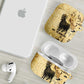 Apis AirPods Case Ancient Egyptian Papyrus Map, Egyptian Crown Bull Illustration - African Pride