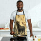 Apis Apron Ancient Egyptian Papyrus Map, Egyptian Crown Bull Illustration - African Pride