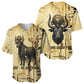 Apis Baseball Jersey Ancient Egyptian Papyrus Map, Egyptian Crown Bull Illustration - African Pride