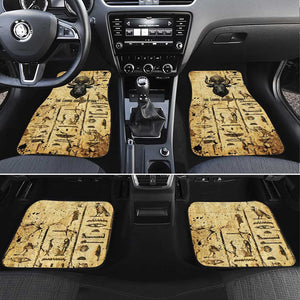 Apis Car Mats Ancient Egyptian Papyrus Map, Egyptian Crown Bull Illustration - African Pride