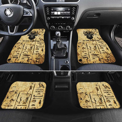Apis Car Mats Ancient Egyptian Papyrus Map, Egyptian Crown Bull Illustration - African Pride
