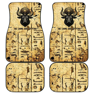 Apis Car Mats Ancient Egyptian Papyrus Map, Egyptian Crown Bull Illustration - African Pride