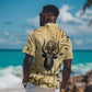 Apis Hawaiian Shirt Ancient Egyptian Papyrus Map, Egyptian Crown Bull Illustration - African Pride