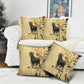 Apis Pillow Cover Ancient Egyptian Papyrus Map, Egyptian Crown Bull Illustration - African Pride
