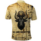 Apis Polo Shirt Ancient Egyptian Papyrus Map, Egyptian Crown Bull Illustration - African Pride