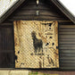Apis Quilt Ancient Egyptian Papyrus Map, Egyptian Crown Bull Illustration - African Pride
