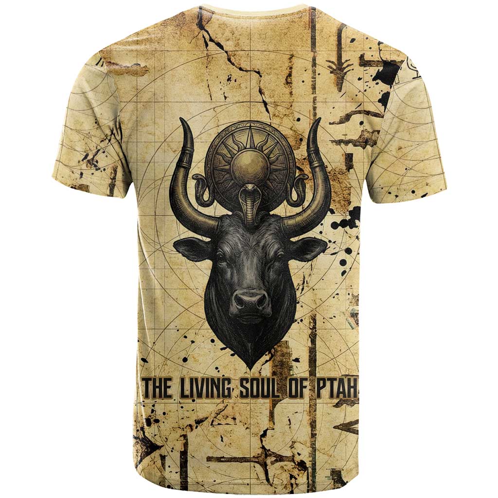Apis T shirt Ancient Egyptian Papyrus Map, Egyptian Crown Bull Illustration - African Pride