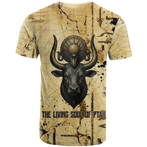 Apis T shirt Ancient Egyptian Papyrus Map, Egyptian Crown Bull Illustration - African Pride
