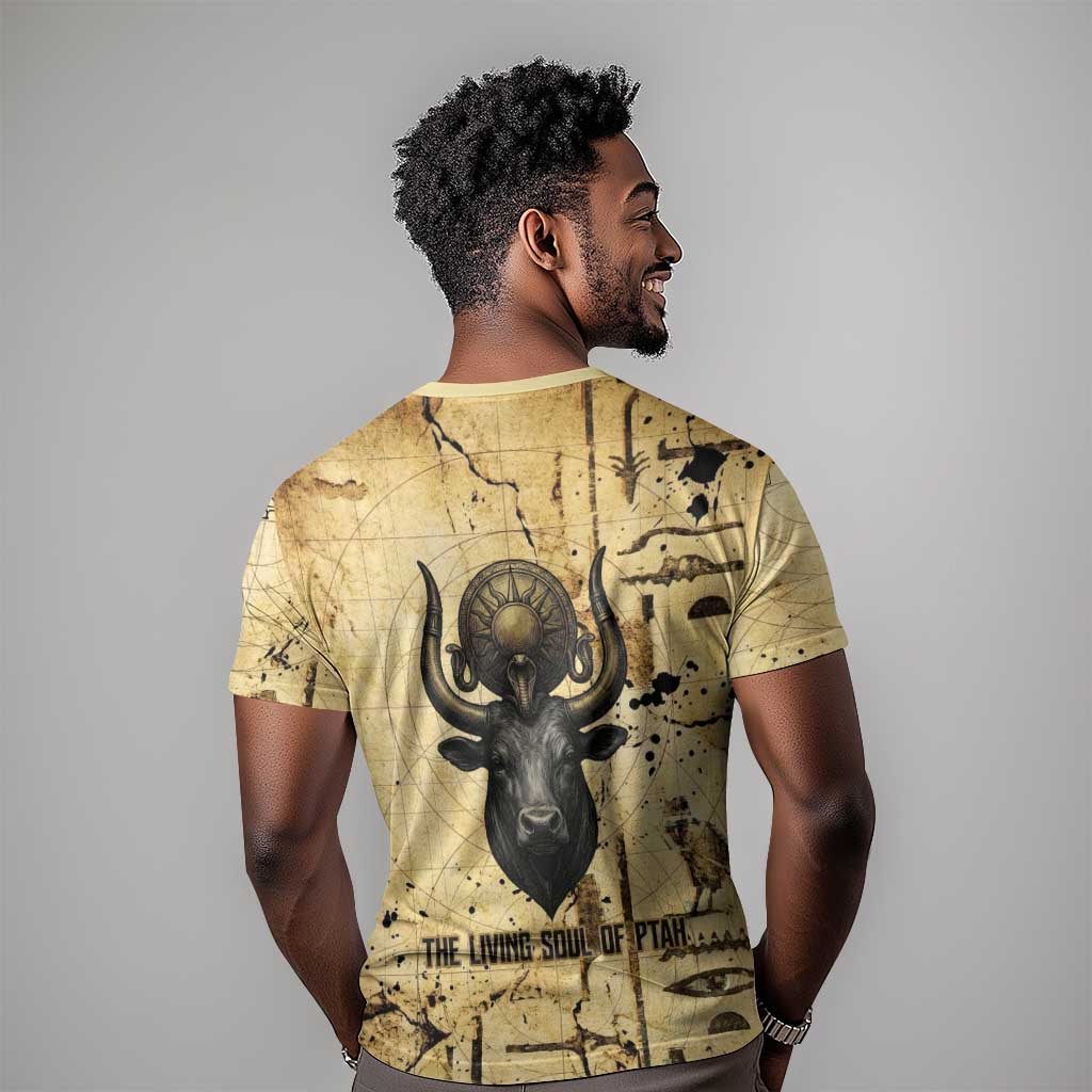 Apis T shirt Ancient Egyptian Papyrus Map, Egyptian Crown Bull Illustration - African Pride