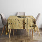 Apis Tablecloth Ancient Egyptian Papyrus Map, Egyptian Crown Bull Illustration - African Pride