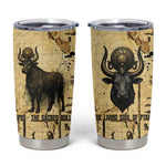 Apis Tumbler Cup Ancient Egyptian Papyrus Map, Egyptian Crown Bull Illustration - African Pride