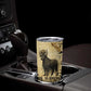 Apis Tumbler Cup Ancient Egyptian Papyrus Map, Egyptian Crown Bull Illustration - African Pride