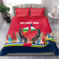 Central African Republic Bedding Set Red Blue Green Tribal Design - African Pride