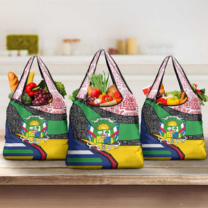 Central African Republic Grocery Bag Multicolor Tribal Design - African Pride
