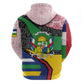 Central African Republic Hoodie Multicolor Tribal Design - African Pride