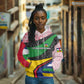 Central African Republic Hoodie Multicolor Tribal Design - African Pride